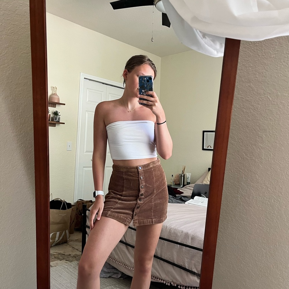 Forever 21 Mini Cauderoy Skirt